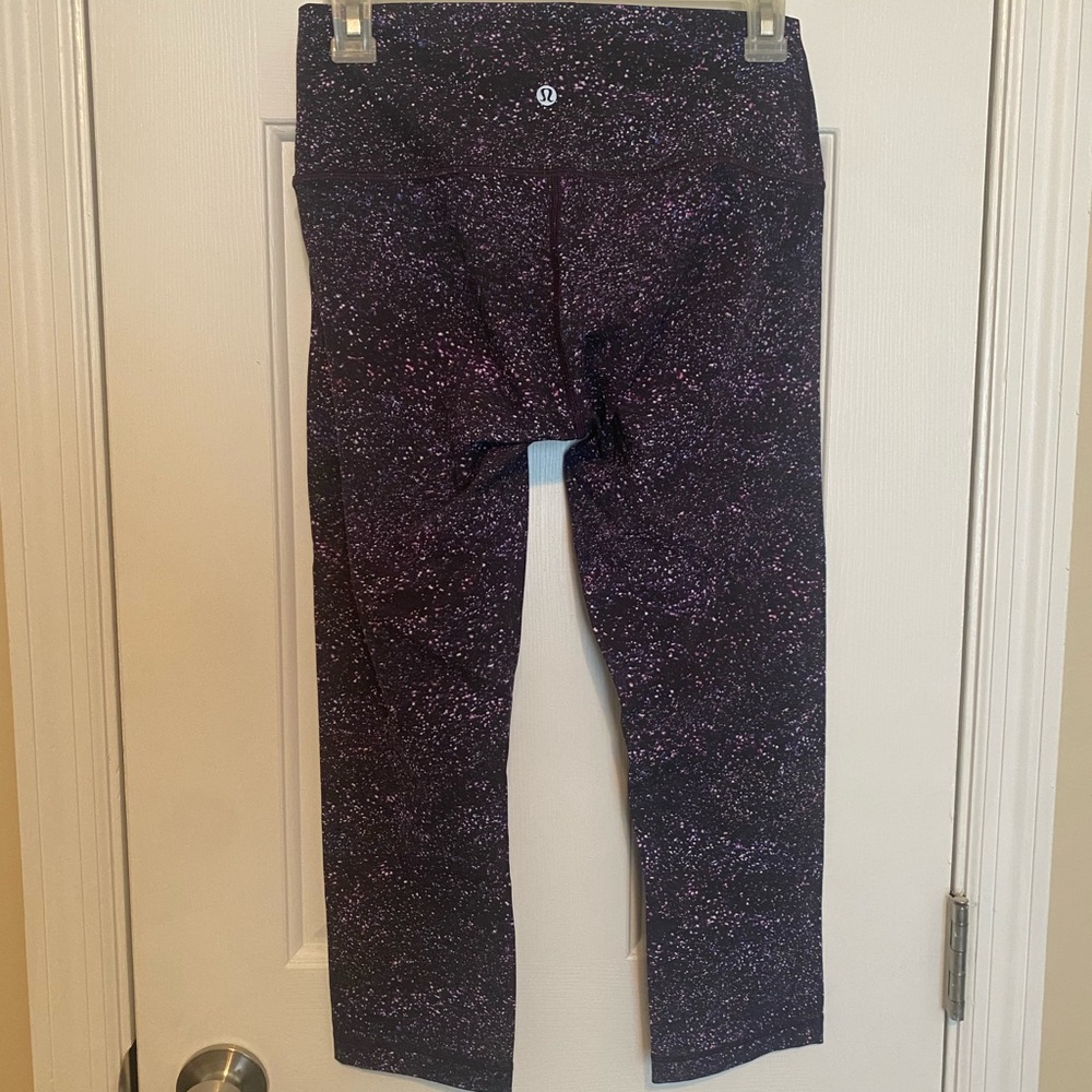 Lululemon wunder under crop leggings